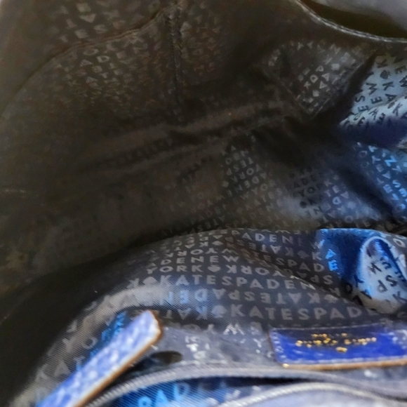 Kate Spade Tallulah Everett Way Leather Shoulder Handbag, Indigo Blue Womens OS - Picture 2 of 10